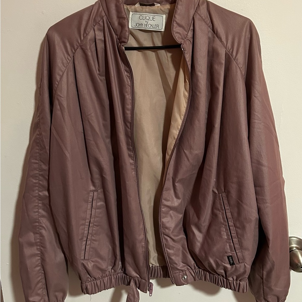 Vintage Clique By John Heckler Purple Jacket - Picture 3 of 9